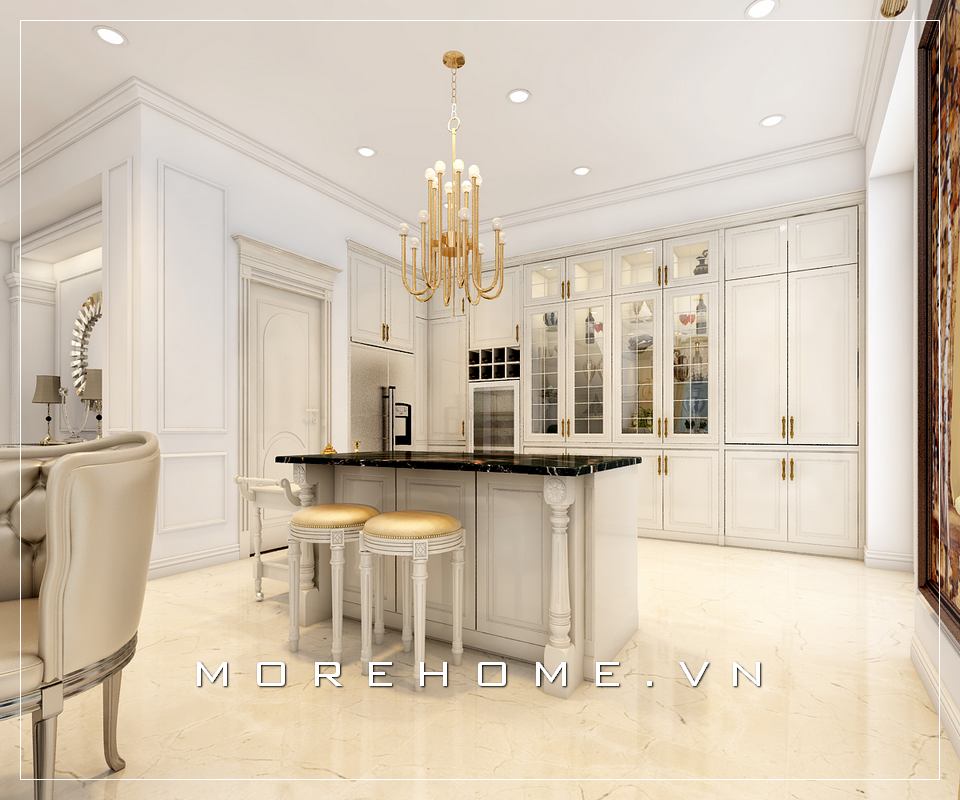 Thiết kế nội thất phòng bếp đẹp, sang trọng và tiện nghi